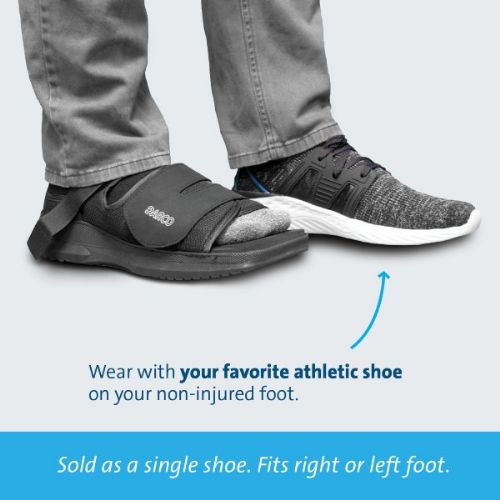 The shoe is ambidextrous where it can be used either your left or right foot
