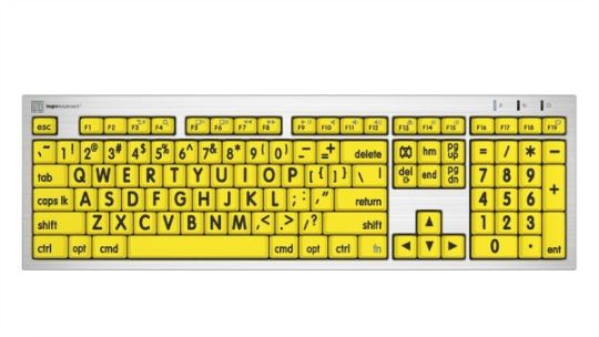Here's its Yellow Keys with Black Lettering Version
