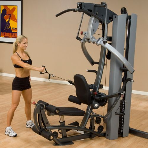 Single cross body arm pulley exercise with the Fusion 600 Personal Trainer