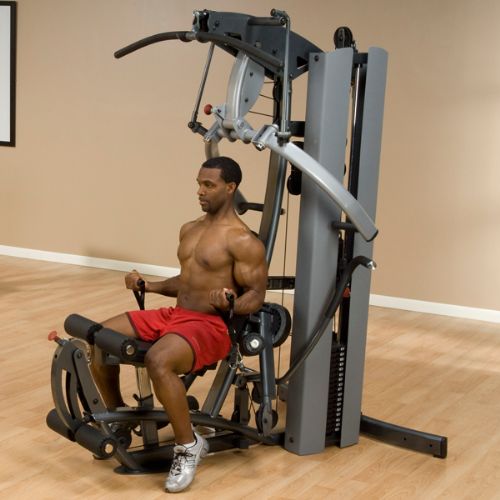 Seated curl ups pulley system with the Fusion 600 Personal Trainer