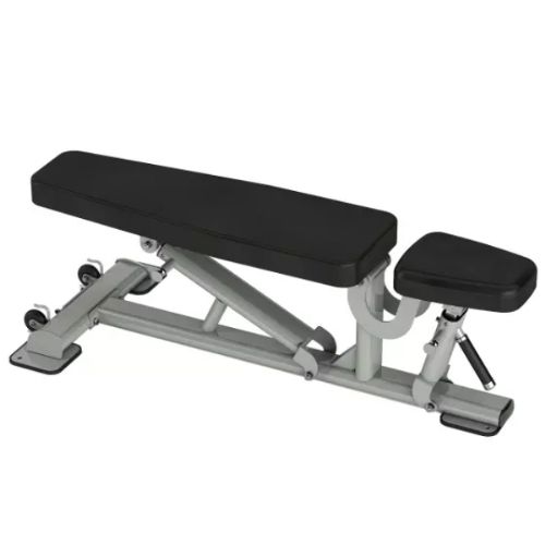 ST800FI Flat/Incline Exercise Bench view laying down completely for various exercises 