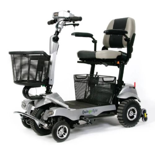 Side view of the Quingo Flyte Mobility Scooter