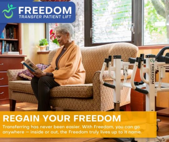 Freedom Patient Lift and Transfer Chair - Regain your freedom