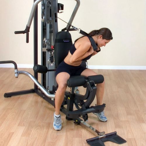 Core strengthening can be done with the Body-Solid G5S Selectorized Home Gym