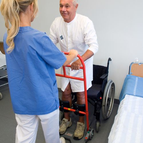 ReTurn 7500i Patient Turner makes it easy for patients recovering from injury to sit and stand
