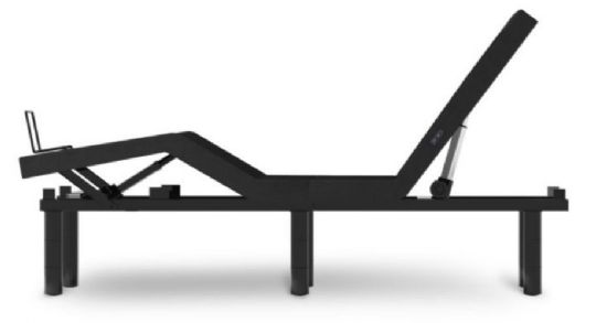 Shown are the full range positioning of the upper body Incline: 60 degrees, lower body incline: 40 degrees
