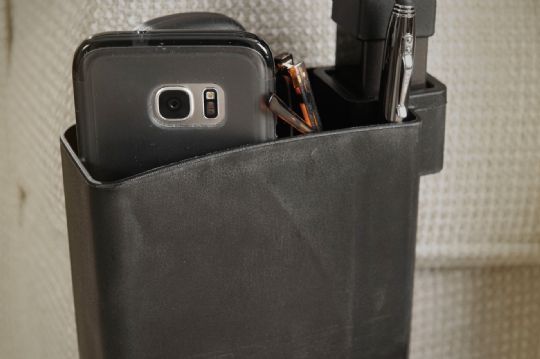 Leather-like organizer pouch