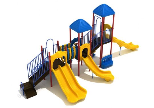 Ladera Heights Commercial Playground - Primary Colors