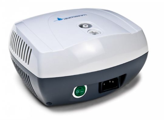 The nebulizer designed to produce low noise levels