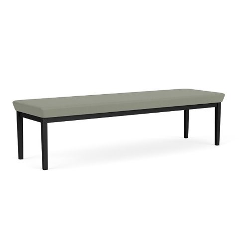 Three Seat Bench with BLACK Steel 