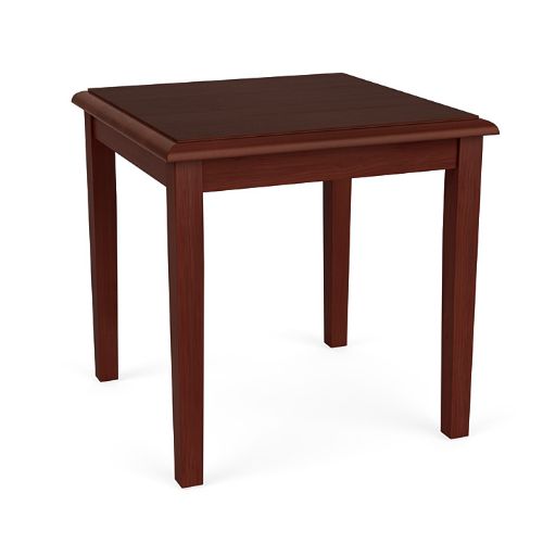 Wood End Table with MAHOGANY Finish