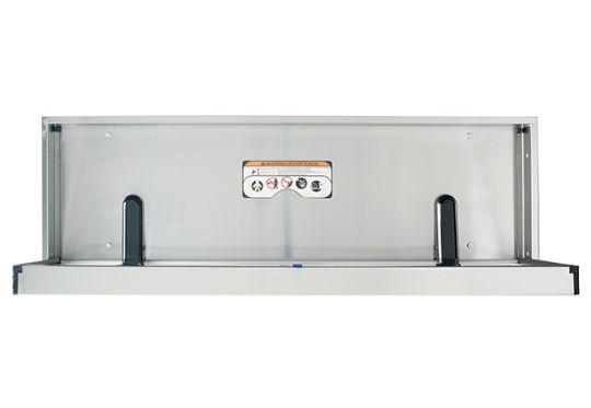 Opened View of the Extended Special Needs - Horizontal Mount - Baby Changing Station