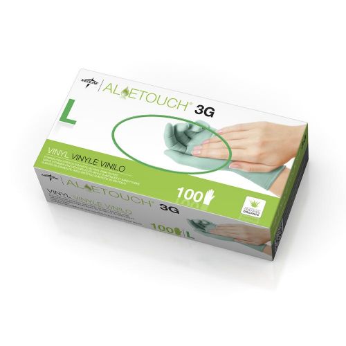Large - Aloetouch 3G Synthetic Exam Gloves by Medline