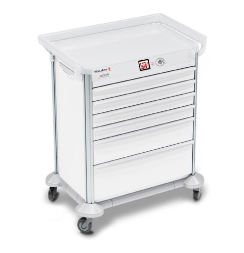 MobileCare Medical Cart shown in white