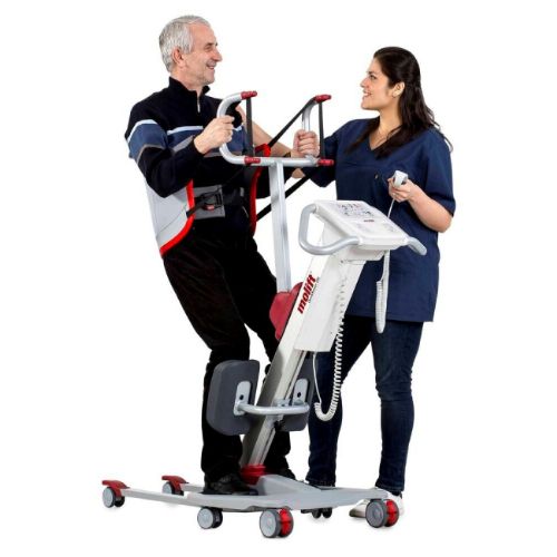 The Active Lifting Arm and RgoSling Active provides extra support when hoisting from a sit to stand.