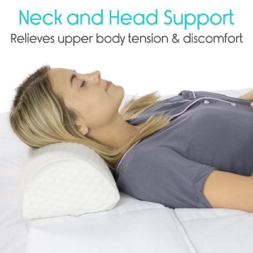 Lumbar Pillow Roll - Lower Back Support for Chair + Car - Vive Health