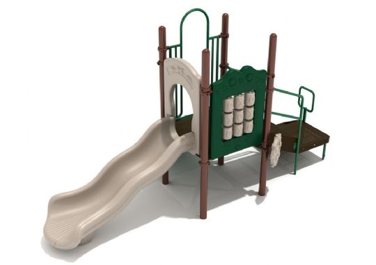 Patriot's Point Compact Children's Outdoor Playground - Neutral Colors