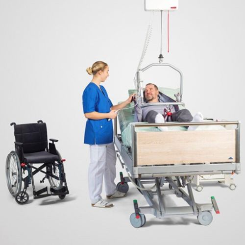 Allows easy transferring between bed and wheelchair 