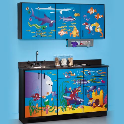 Ocean Commotion Base & Wall Cabinets