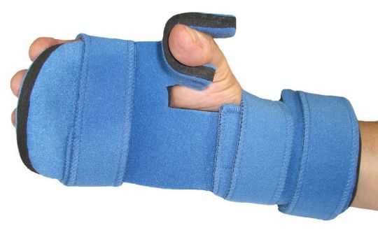 bottom view of the Comfyprene Opposition Hand Thumb Orthosis