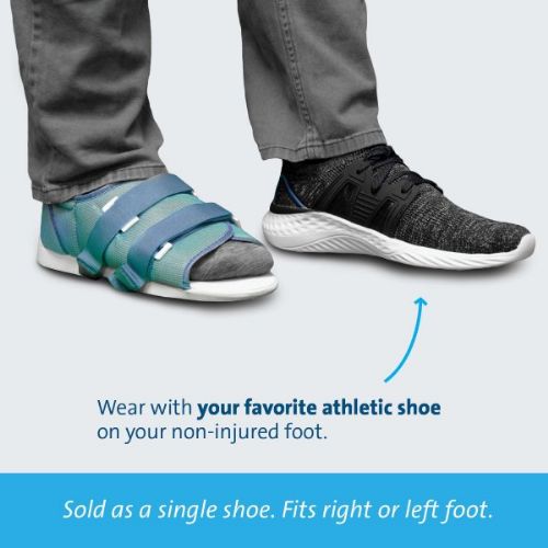 The shoe is ambidextrous - means that it can be worn either your left or right foot
