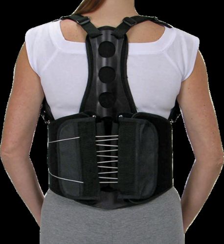Back view of the California ECO Extension Compression Orthosis