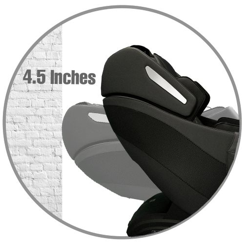 Space Saving Technology requires 4.5 inches from the back of the chair to the wall (in the upright position)