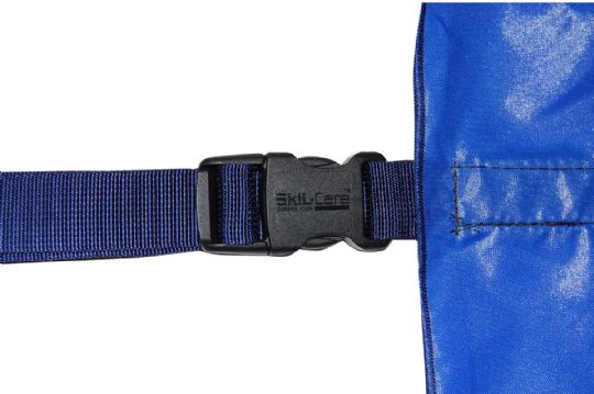 Safety strap quick release buckle