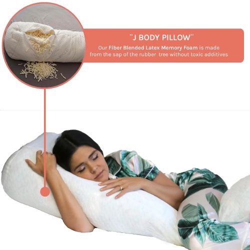Each body pillow comes equipped with a fully hypoallergenic soft cover 
