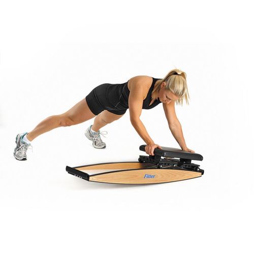 Soft ankle board for sitting, standing, and upper body work 
