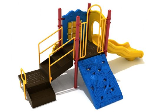 Patriot's Point Compact Children's Outdoor Playground - Primary Colors