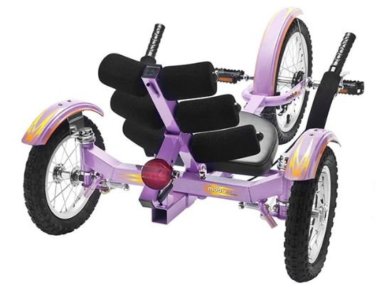 Purple color option showing back view of the cruiser