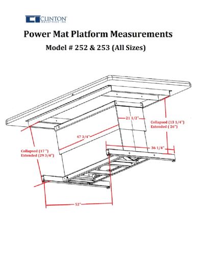 Mat platform specifications.