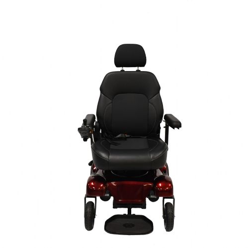 Front view of wheelchair