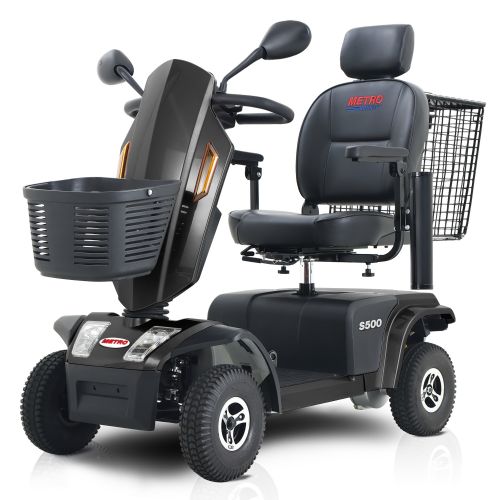 Mobility Scooter S500 Series by Metro Mobility - Gloss Black 
