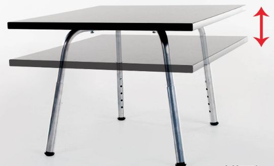 KidsFit Kinesthetic Classroom Tabletop Add-On is height adjustable for the preferred height of any and all students
