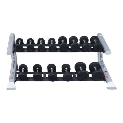 Fits dumbbells pairs from 5 to 35 pounds