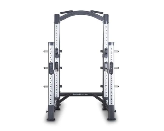 SportsArt A967 Half Cage Rack view of the front in order to capture the width 