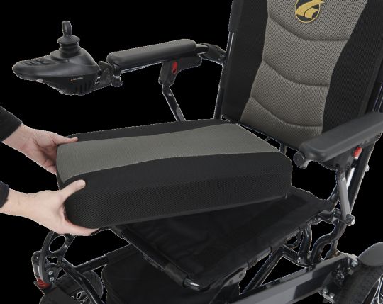 The Stride seat cushion can be easily removed