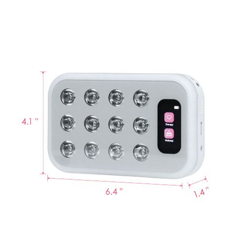 Portable Red Light Therapy Device - Dimensions 