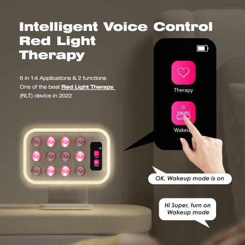 Equipped with voice control and Bluetooth, offering four functions including therapy and lighting