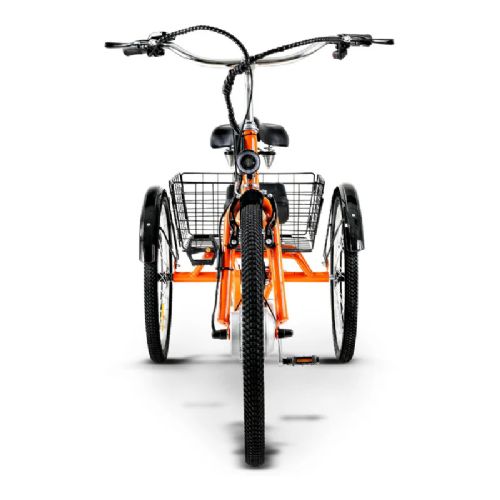 Electric Tricycle With Pedal Assist Mode and 330 lbs. Capacity from SuperHandy - Front View