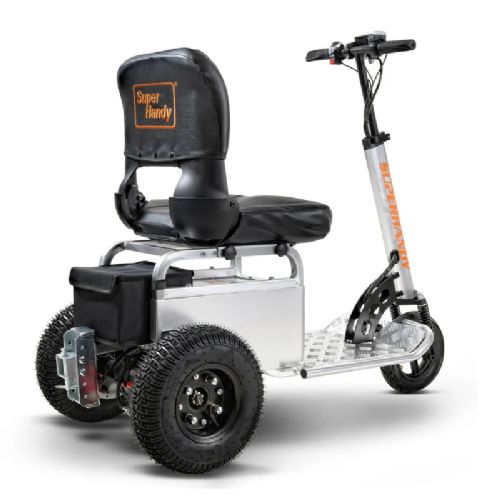 Electric Scooter With 2600 lbs. Towing Capacity and 330 lbs. Load Capacity from SuperHandy - Side View
