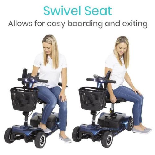 Swivel seat for easy transfers