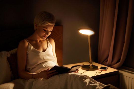 The TriSun can be used as a nightstand lamp