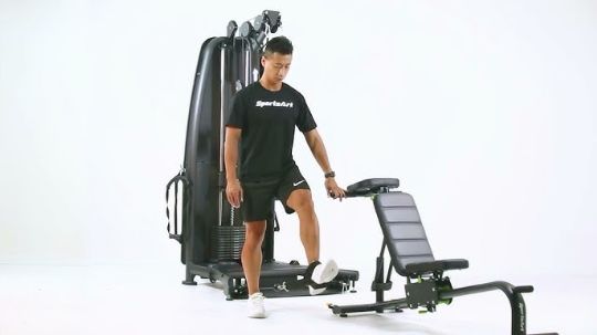 A93 Functional Trainer by SportsArt picture shows the product in use