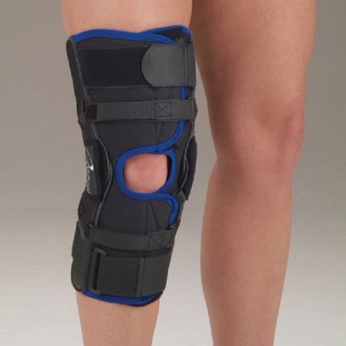 ProCare Reddie Hinged Knee Support Brace: Neoprene Wrap-Around, MCL and LCL  Sprains, Large