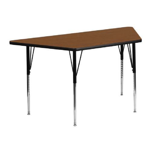 The Trapezoid Classroom Activity Table is shown above with an Oak top