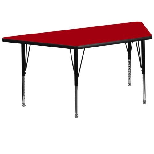The Trapezoid Preschool Activity Table is shown above with a red top