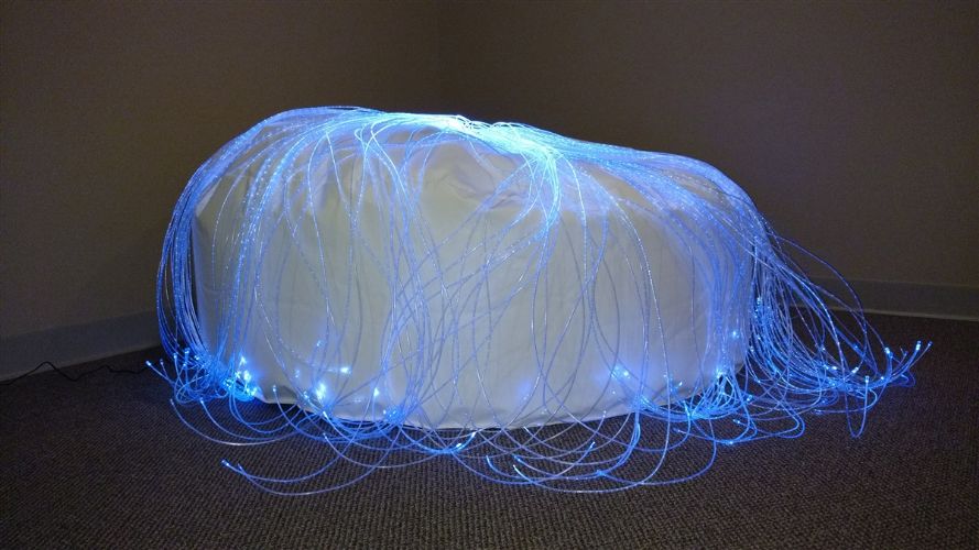 Supreled LED bag Light Sling Bag - Fiber Optic Light Up Smart